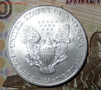 Серебрянный долларСША 2000 "Шагающая свобода" - P1090478.JPG