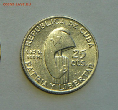 25 сентаво. Куба 1953 г. до 02.10. в 21.00! - P1170961_cr