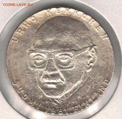 Ag Финляндия 50 марок 1981 Кекконен 03.10 в 22.00 (Г724) - 5-ф