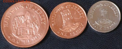 Джерси 1 пенни,2,5 пенса 2008 UNC - Джерси 1 пенни,2,5 пенса 2008.JPG