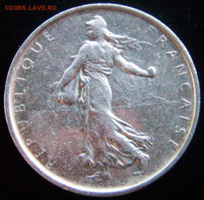 Франция_5 франков 1962. Серебро; до 29.09_22.02мск - 12574