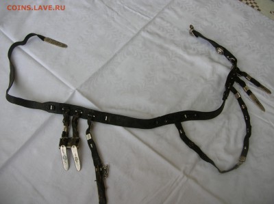 Мужской пояс, серебро и кожа, Кавказ - DSCN1768.JPG