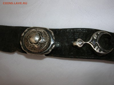 Мужской пояс, серебро и кожа, Кавказ - DSCN1749.JPG