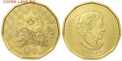 Канада. 2016. Lucky Loonie. Олимпиада в Рио. Фикс. - canada 1$ 2016