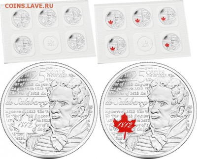 Канада. 25¢ Герои Войны 1812. Фикс - 0623932042384-Z