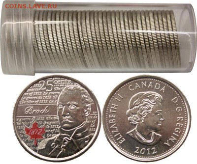 Канада. 25¢ Герои Войны 1812. Фикс - 2512BRR-40-Z