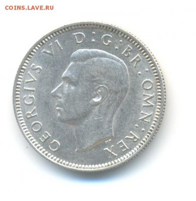 Ag. Британия 1 шиллинг 1940 (шотл.). XF. до 4.10 22:00 - 5