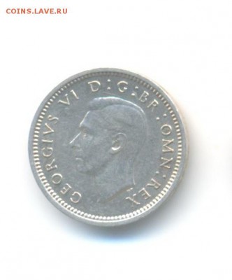 Ag. Британия 3 пенса 1940. XF. до 4.10 22:00 - 8
