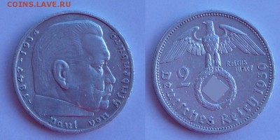 3-й рейх 5 р-м 1938 и 2 р-м 1939 с рубля. до 5.10, 22-00 - 02