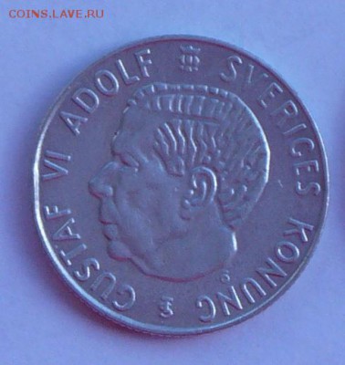 Швеция, 1 крона 1960 с рубля. до 5.10, 22-00 - 097-1