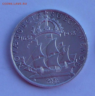 Швеция, 2 кроны 1938. до 5.10, 22-00 - 096-2