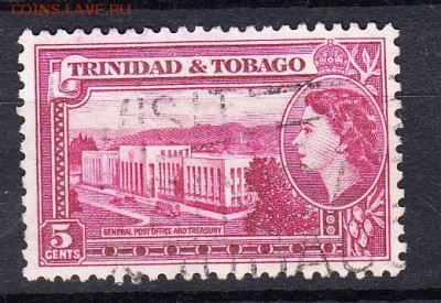 Колонии Тринидад и Тобаго 1953г 1м 5ц - 151