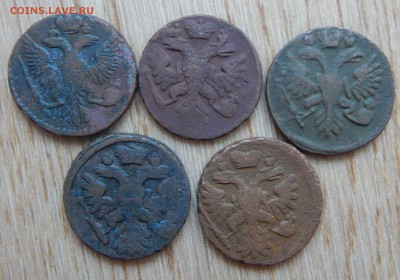 Денга 1731,38,41,43,49г. 5шт. - DSCN1375.JPG