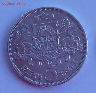 Латвия, 5 лат 1931. до 7.10, 22-00 - 079-2