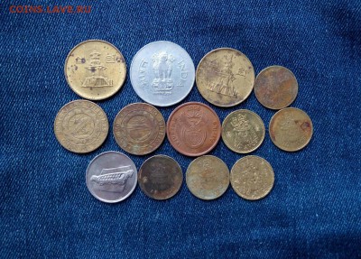 13 иностранных монет с рубля,до 3.10 - q5S8NQqV3bw