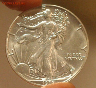 США 1$ 1992г LIBERTY UNC 1Oz (1 ДЕНЬ!)до-02.10 в 22-00 - 001.JPG