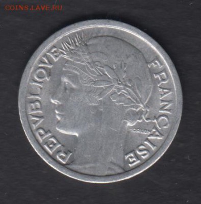 Франция 1 франк 1947 до 03.10.2016 21-00 - 1 1947 р