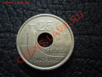Испания 25 песет 1997 Мелилья до 15.12 в 21.00 М - PB296683.JPG