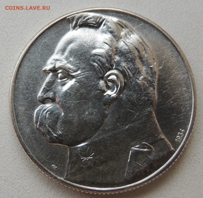 5 злотых 1934 Пилсудский (Легион) до 22.00 08.10.2016 - DSCN2858.JPG