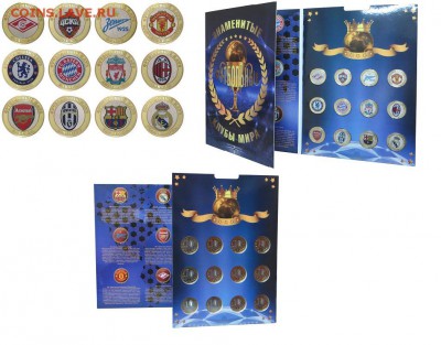 Сувенирные 10 руб. Биметалл. Футбол, Святые, ВС и другие - M3-0320