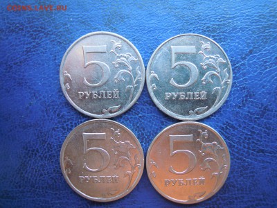 Полные расколы, 5 рублей,2011,2012,2014, 4 монеты. - DSCN4626[1]