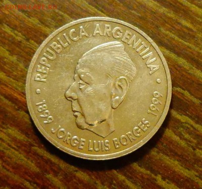 АРГЕНТИНА - 100 лет Борхесу ЛАБИРИНТ до 9.10, 22.00 - Аргентина 2 песо Борхес лабиринт
