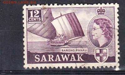 Колонии SARAWAK 1955 1м 12ц - 173
