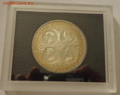 ТЕРКС и КАЙКОС - 4 ПОРТРЕТА ВИКТОРИИ пруф R до 11.10, 22.00 - Теркс и Кайкос 20 крон 4 портрета коробка_3