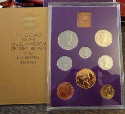 АНГЛИЯ - оф. жесткий набор 1970 г. до 11.10, 22.00 - Англия 1970 набор коробка_1