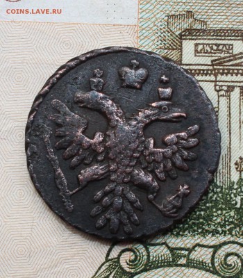 Полушка 1740 года - IMG_0484а