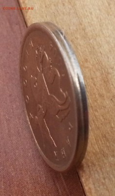 1 копейка 2004м - борозда по гурту - 20161005_125244