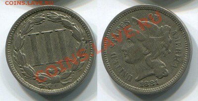 3 цента 1881 США_____до 16.12___20.00мск - 1881