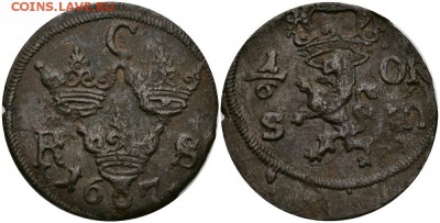 Европейская монета 1667 г. - 540-826_b
