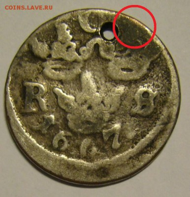 Европейская монета 1667 г. - P1180878.JPG