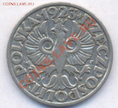 Польша 20 грош.1923 г. До 16.12.10 г. 20-00 МСК. - Польша 20 23