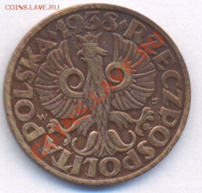 Польша 5 грош. 1938 г.До 16.12.10 г. 20-00 МСК. - Польша 5 38