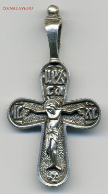 Нательный крест - распятие. - крест_Ag925-40Х22-4г_а