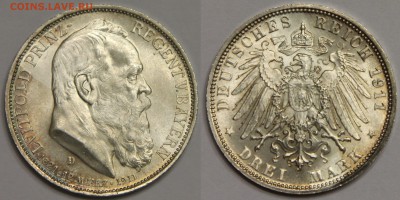 3 марки 1911 Бавария Луитпольд D до 12.10 - IMG_9468.JPG