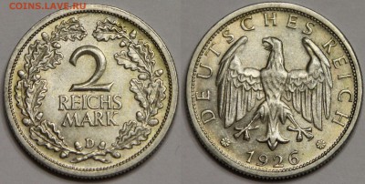 2 рейхмарки 1926 D до 12.10 - IMG_9619.JPG