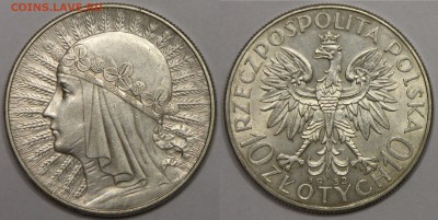 10 злотых 1932 Польша до 12.10 - IMG_0926.JPG