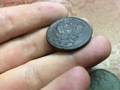 1 копейка 1819 года и 2 копейки 1827 года - IMG_6297.JPG
