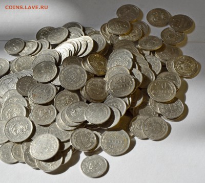 Клад серебра РСФСР-СССР 218 монет одним лотом - _DSC0001