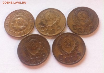 3 копейки -5шт(1933-1950г.),  до 14.10.16г. - 333-350-1