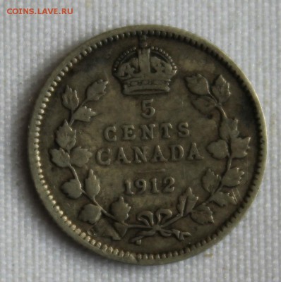 С 1 руб. КАНАДА 5с 1912г. ГЕОРГ-V  до 15.10 в 22-00 - IMG_3361.JPG