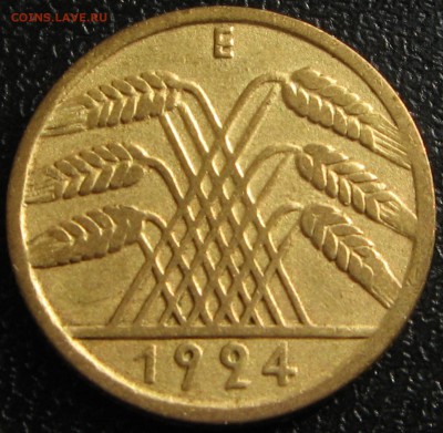 оценка 2-х монет Германия 10 рентенпфеннигов 1929 и 1924 год - реверс
