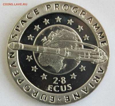 С 1 руб. ГИБРАЛТАР 2,8 экю 1993г. КОСМОС,ШАЙБА до 15.10 в 22 - IMG_3434.JPG