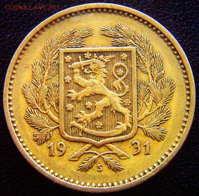 Финляндия_5 марок 1931; до 10.10_22.16мск - 12446