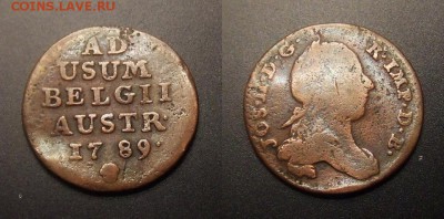 МОНЕТЫ МИРА 10-16 - Австрийские Нидерланды (Бельгия) – 1 лиард (1789) «Иосиф II – король Германии»