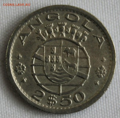С 1 руб. АНГОЛА 2,5 эскудо 1963г.до 16.10 в 22-00 - IMG_3396.JPG