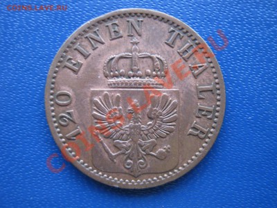 Пруссия 3 пфенинга 1872 г. - Изображение 7468